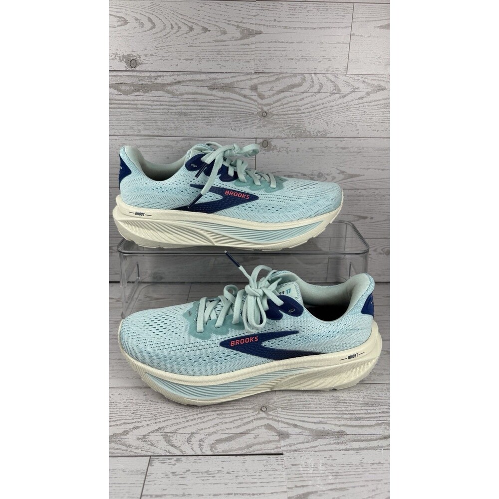 Brooks Ghost 17 Shoes Womens Size 7 B Blue Running DNA Loft #173